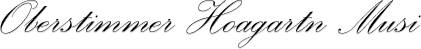 Oberstimmer Hoagartn Musi Logo